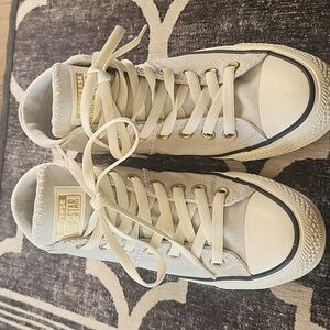 Converse All Star Hightops, Gray, 8